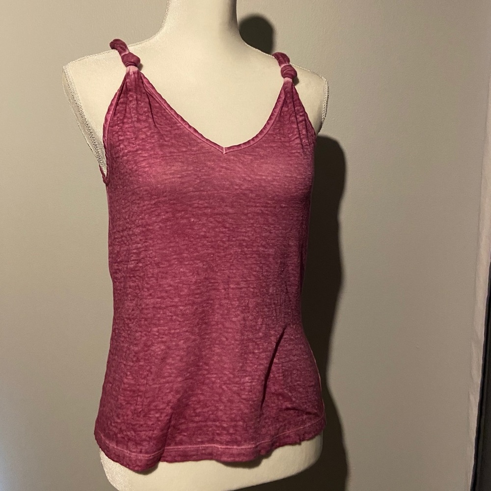 YFB Pink Twist Strap Tank Top